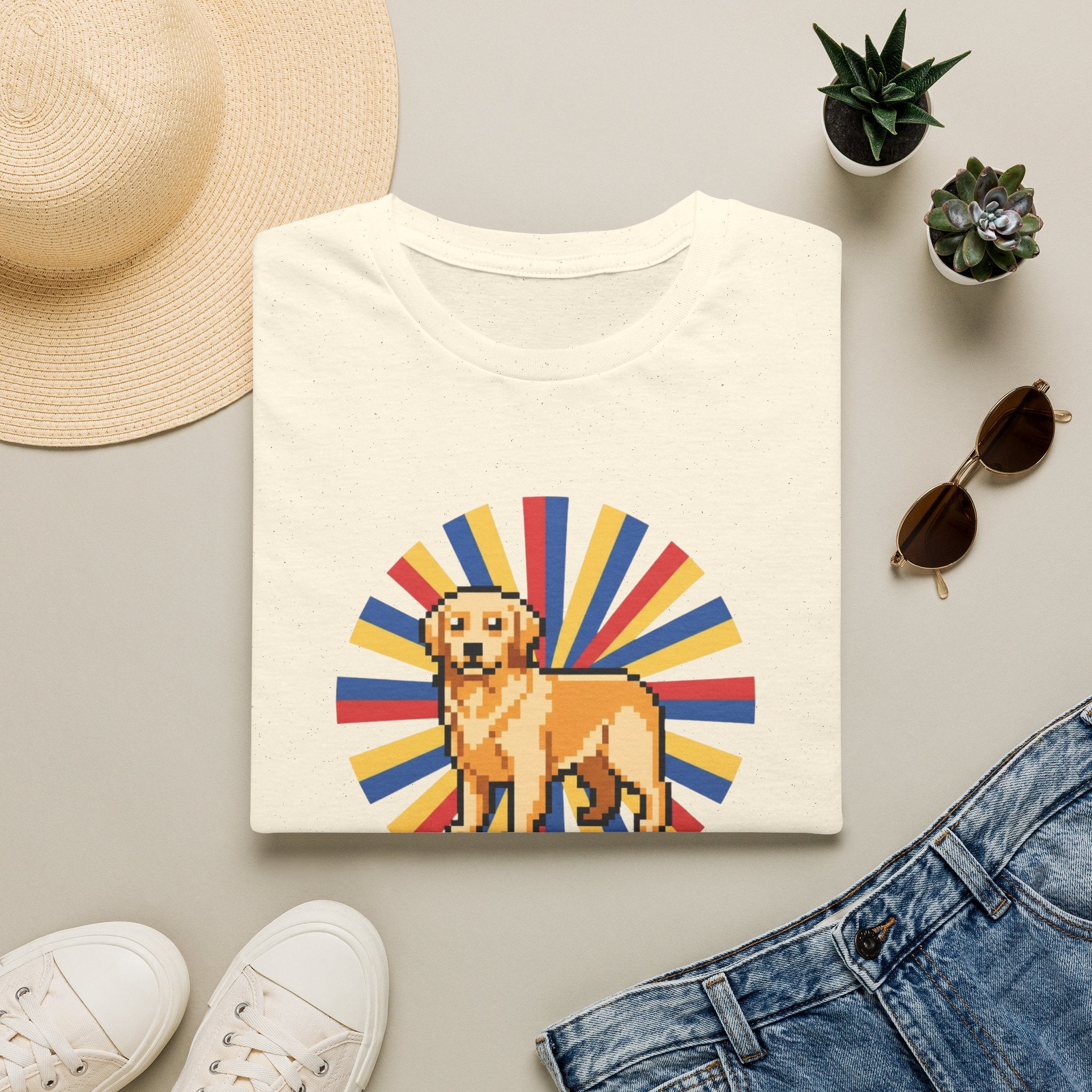 Pixel Golden T-Shirt