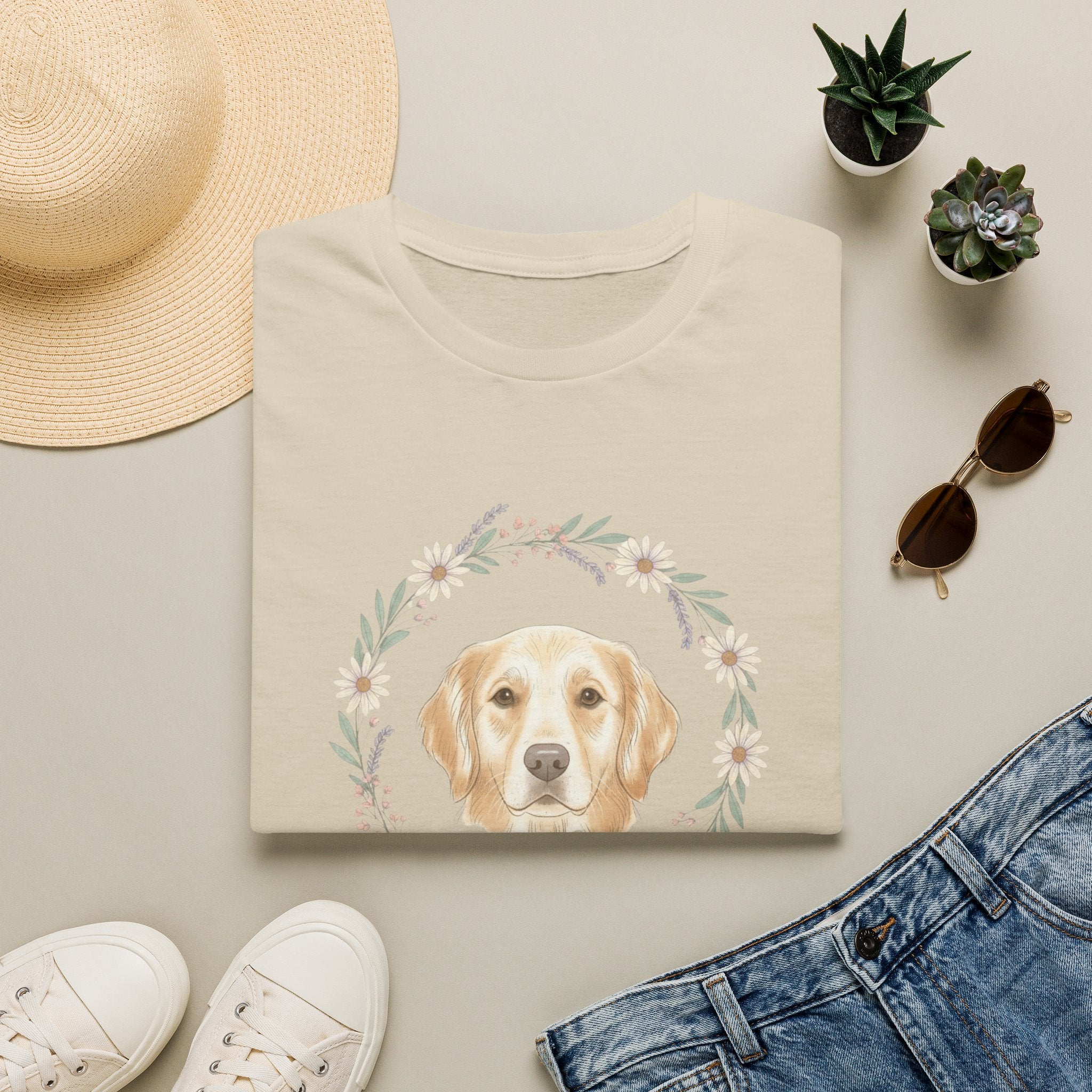 Wreath Golden T-Shirt