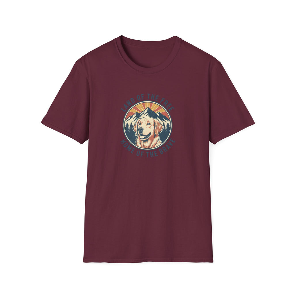 Free & Brave Golden T-Shirt