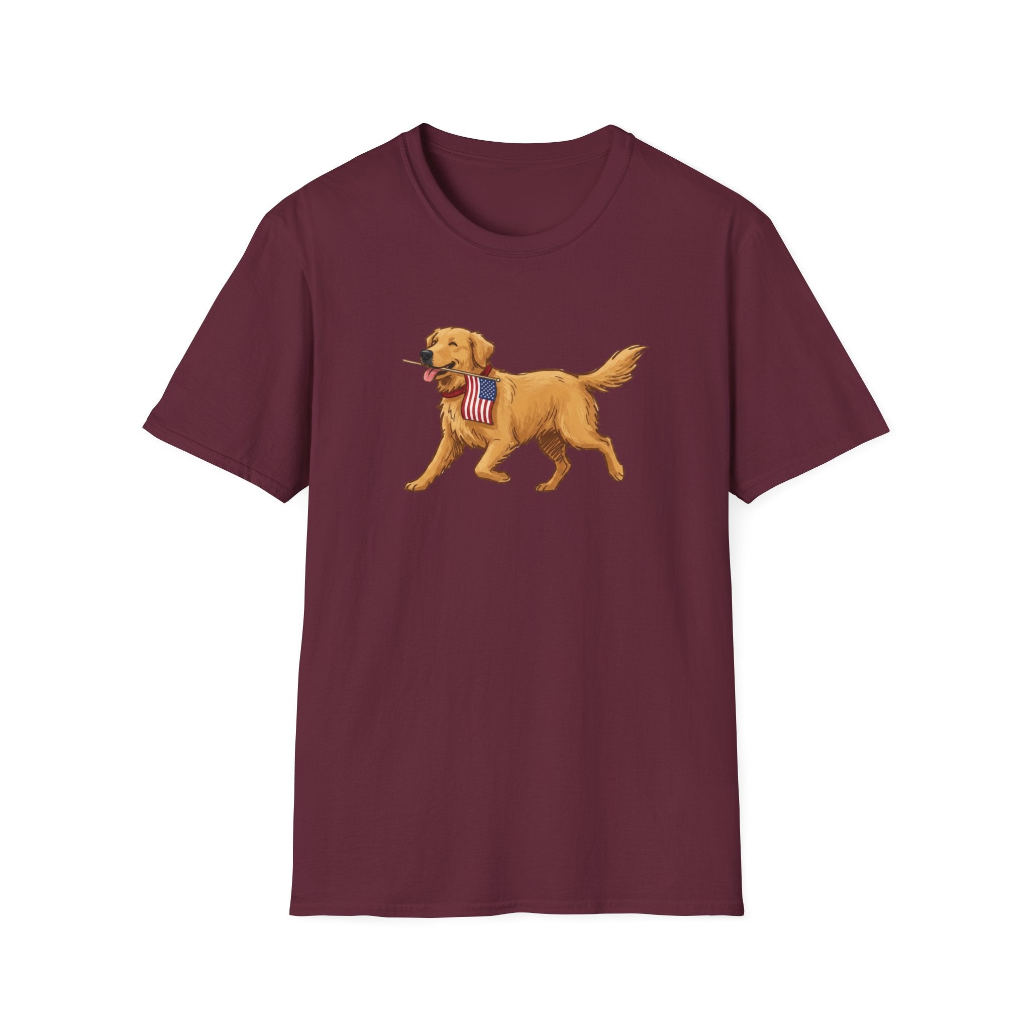 American Flag Golden T-Shirt