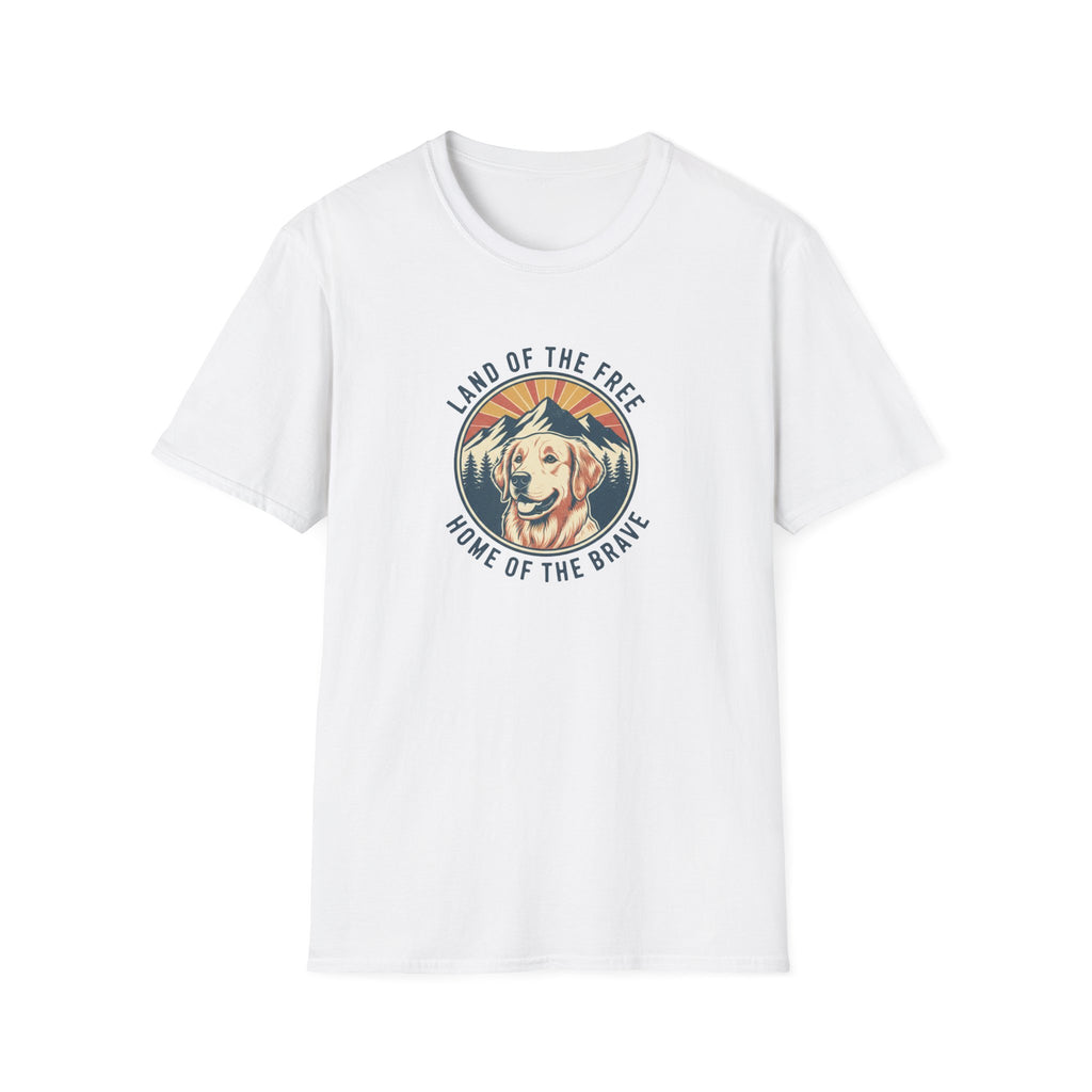 Free & Brave Golden T-Shirt