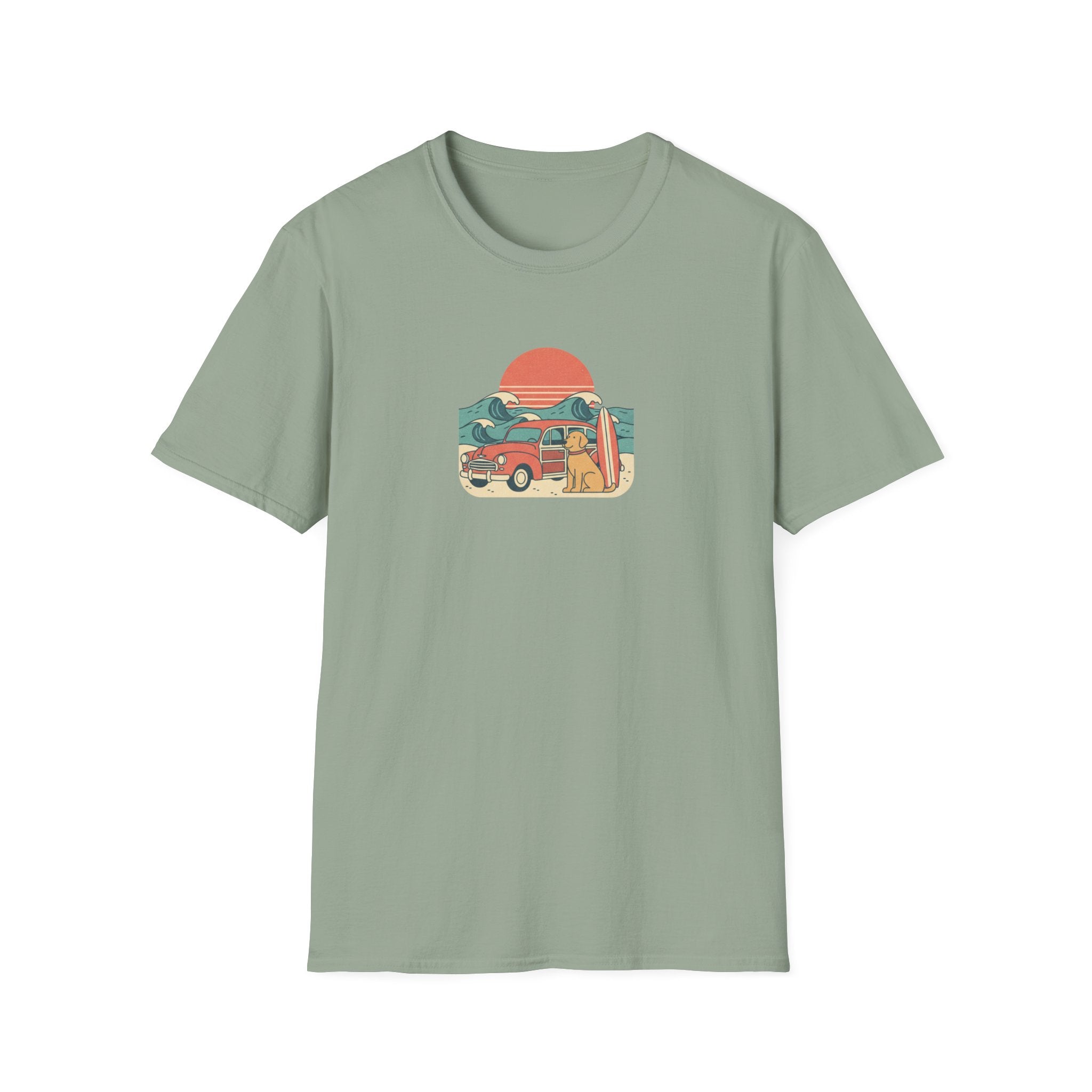 Surfing Golden T-Shirt