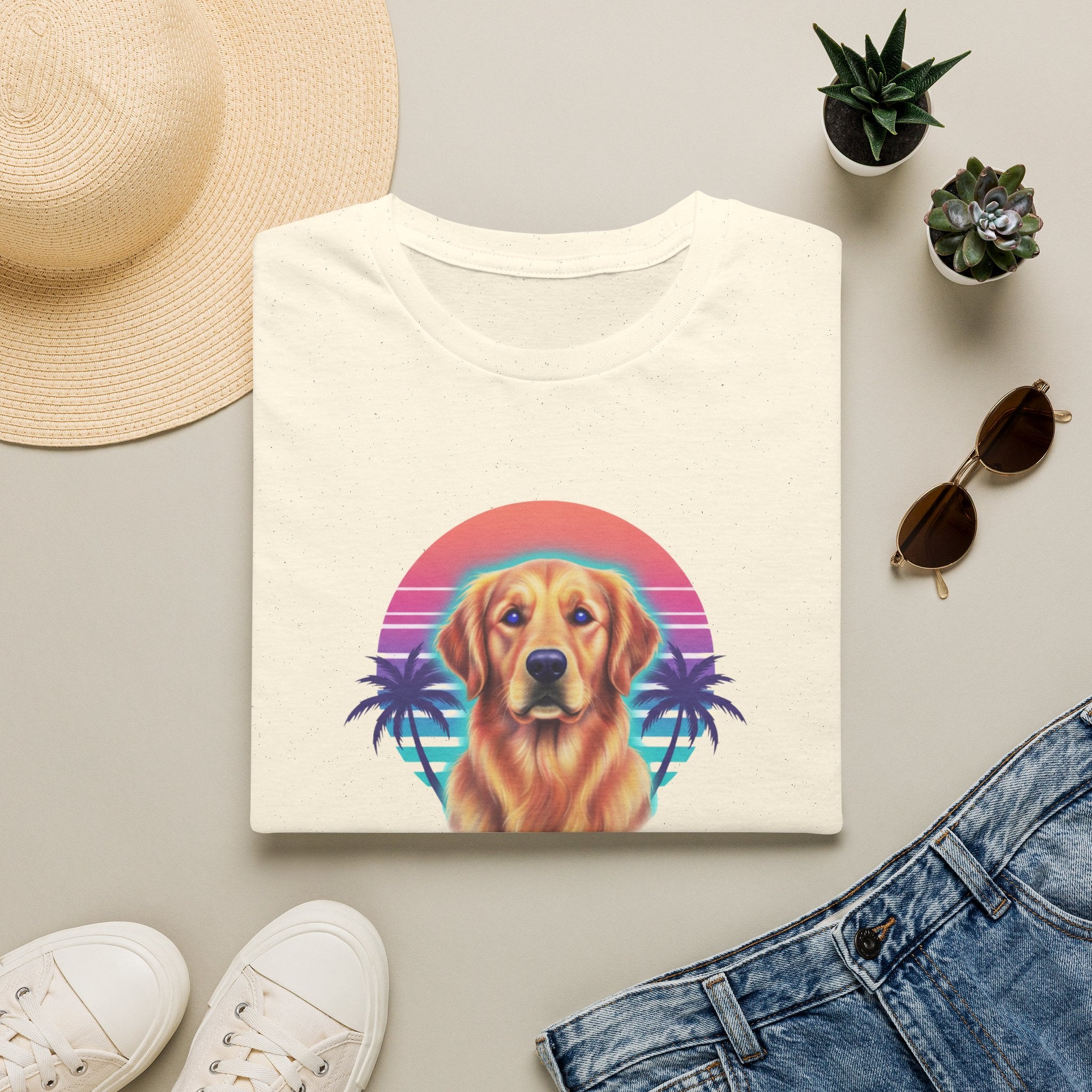 Holographic Golden T-Shirt