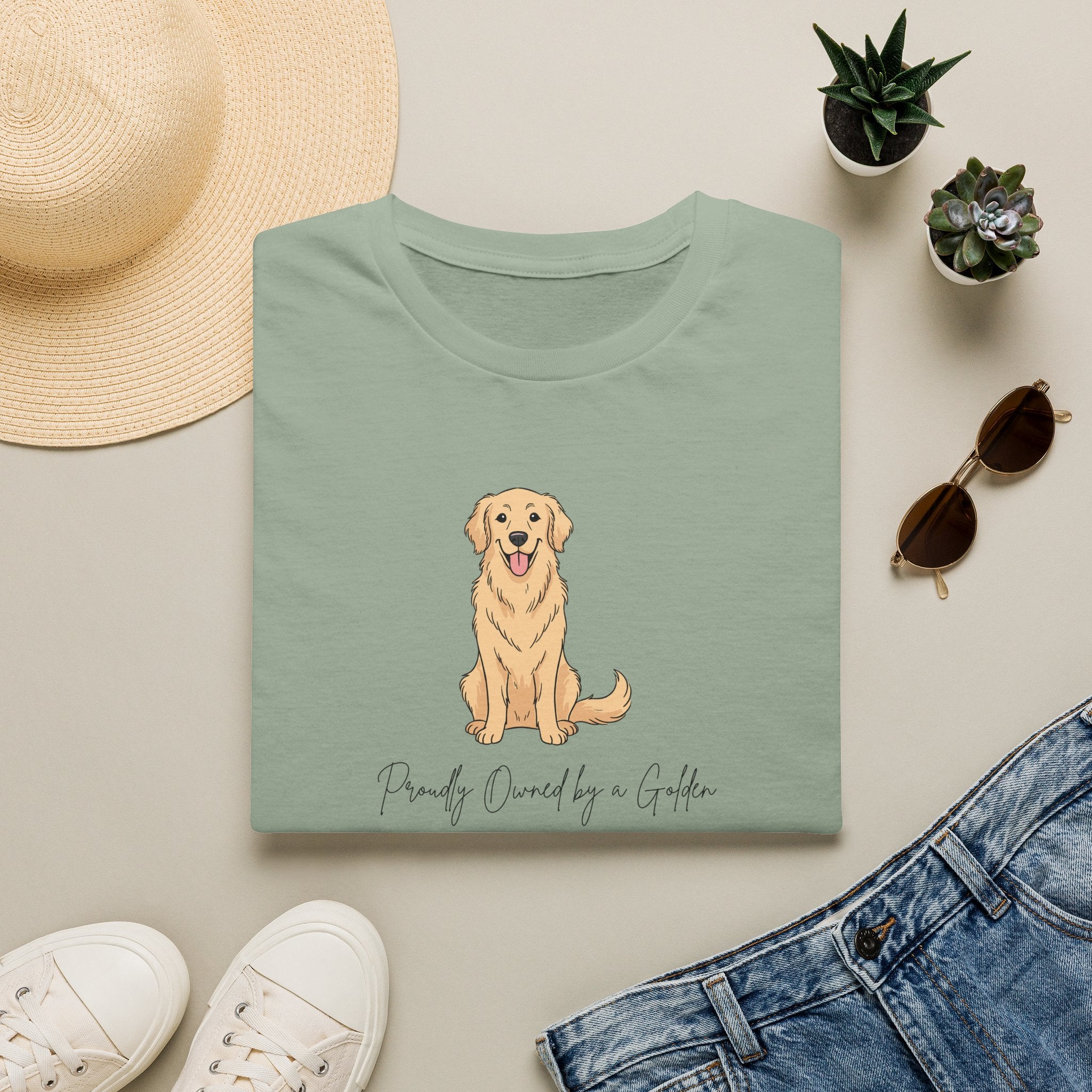 Proudly Owned by a Golden T-Shirt