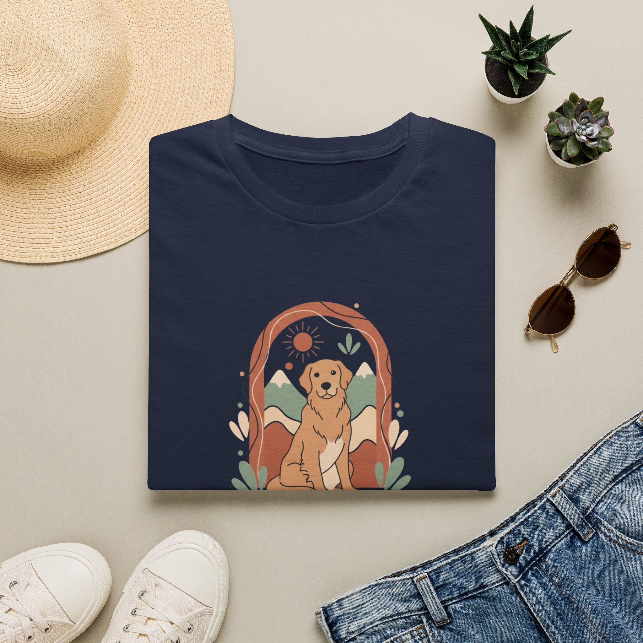 Fine Line Golden T-Shirt