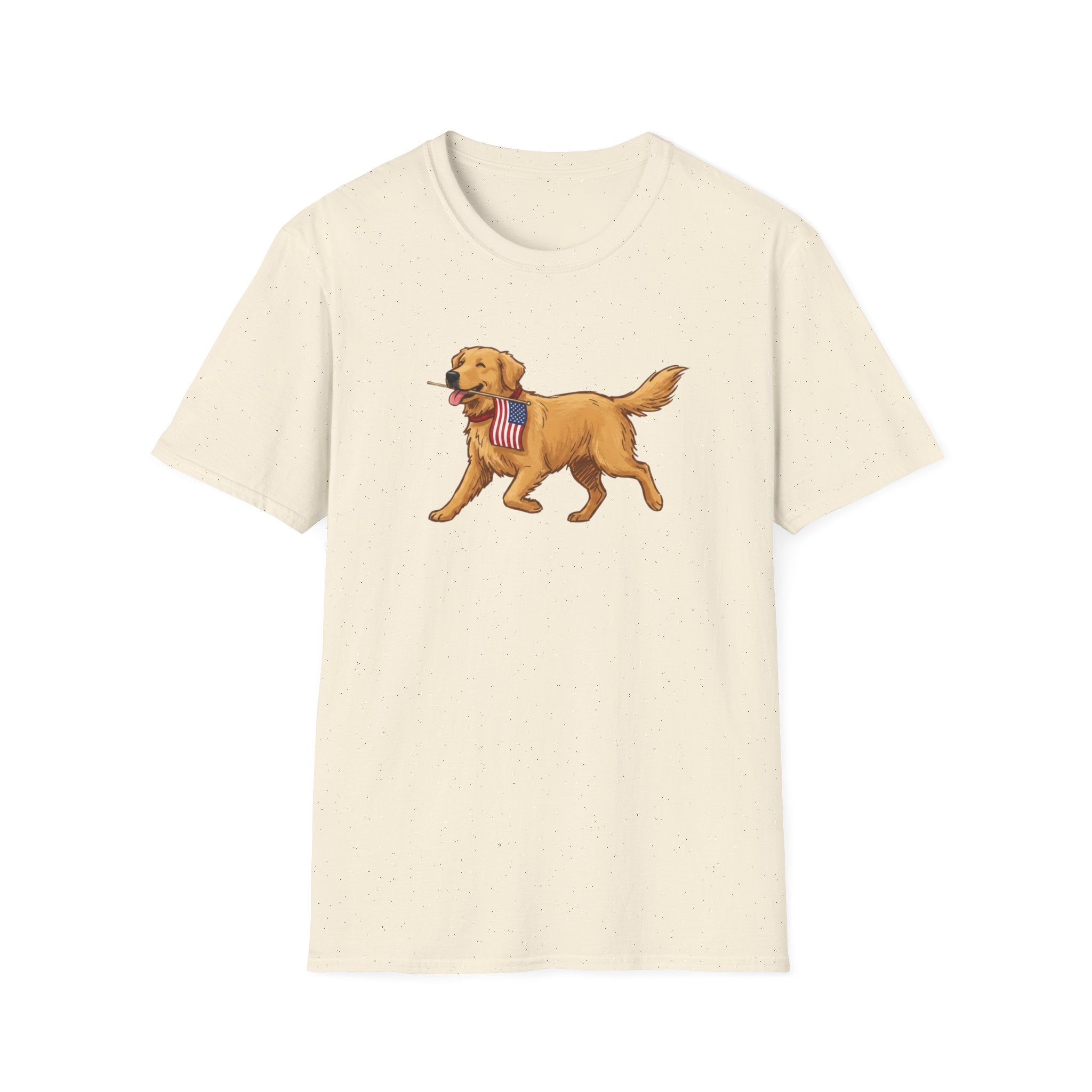 American Flag Golden T-Shirt