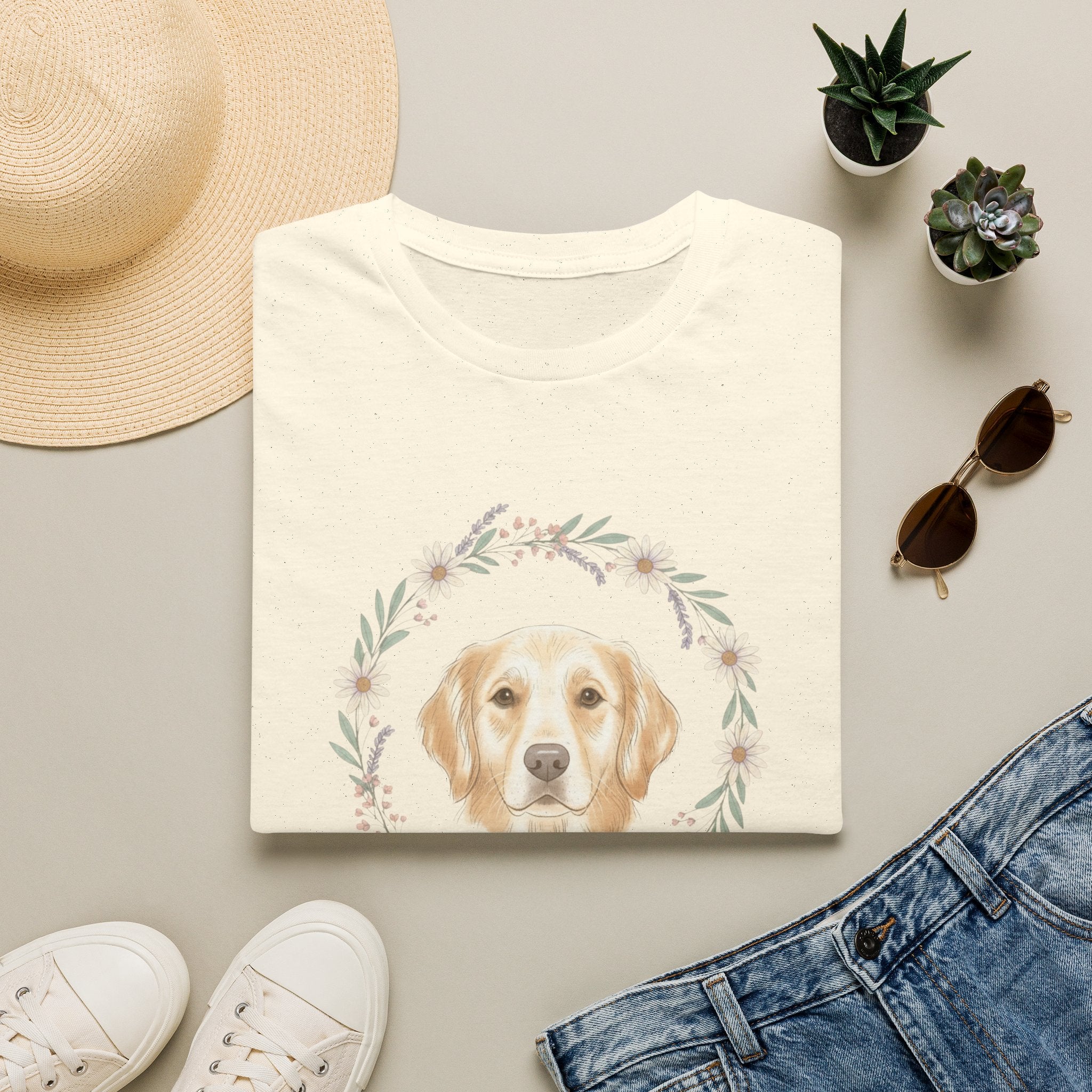 Wreath Golden T-Shirt