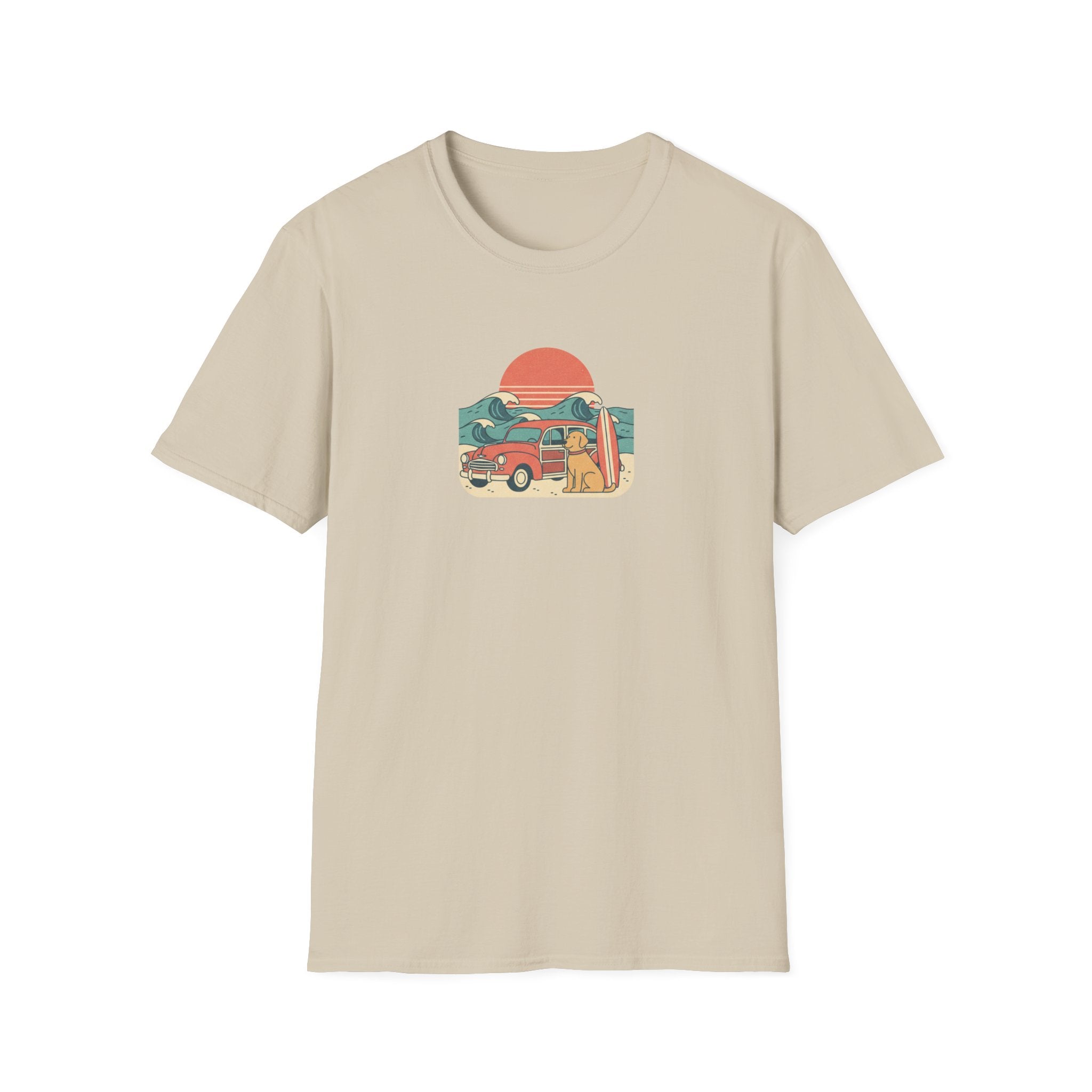 Surfing Golden T-Shirt