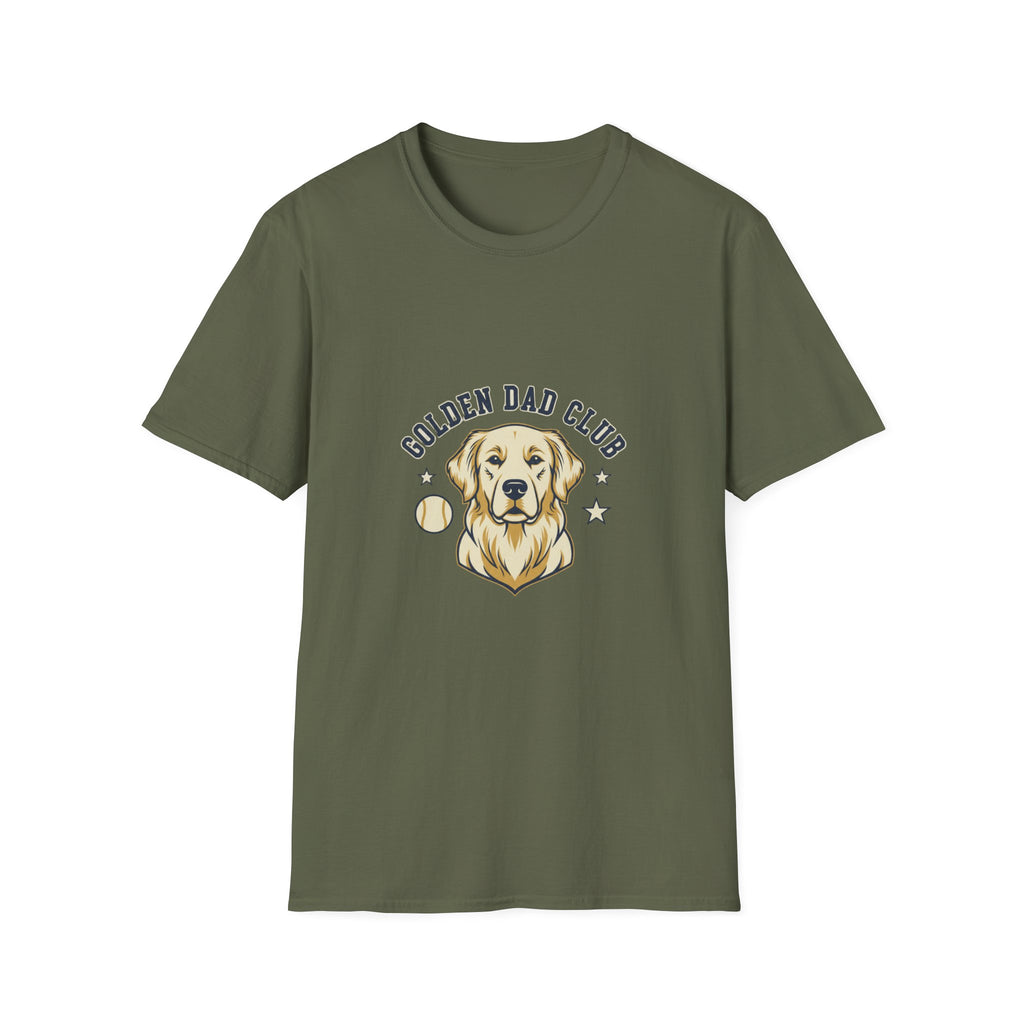 Golden Dog Dad Club T-Shirt