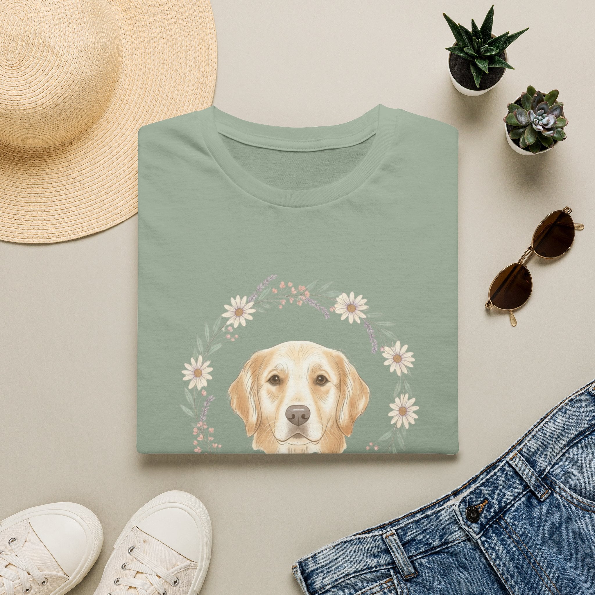Wreath Golden T-Shirt