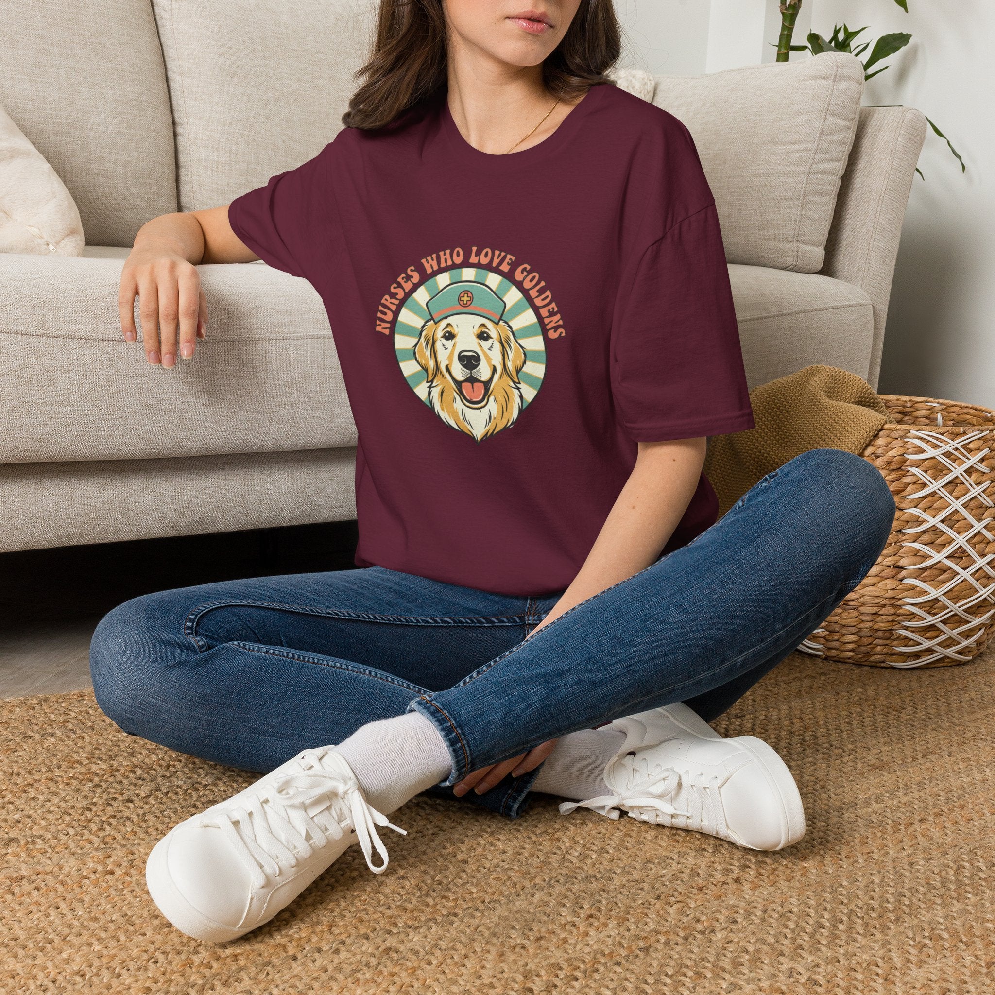 Nurses Love Goldens T-Shirt