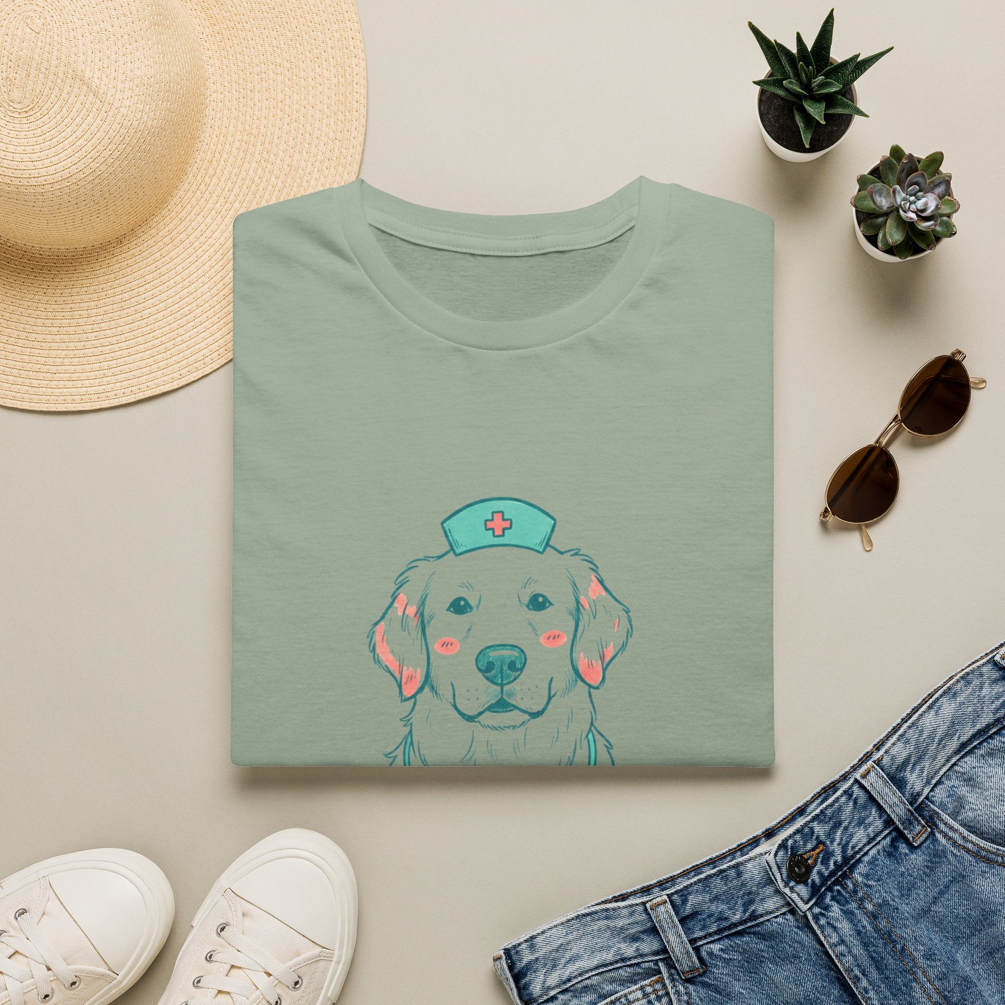 On Duty Nurse Golden T-Shirt