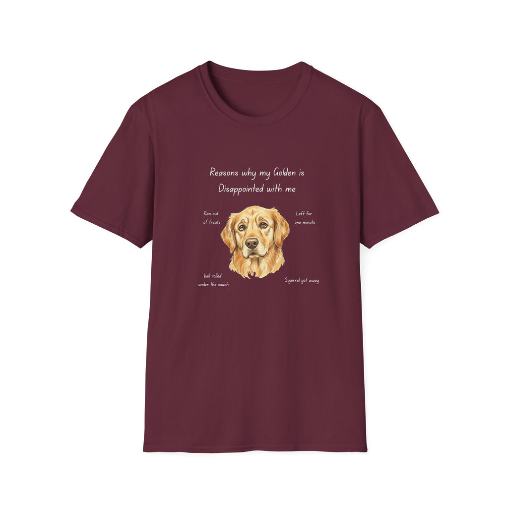 Disappointed Golden T-Shirt