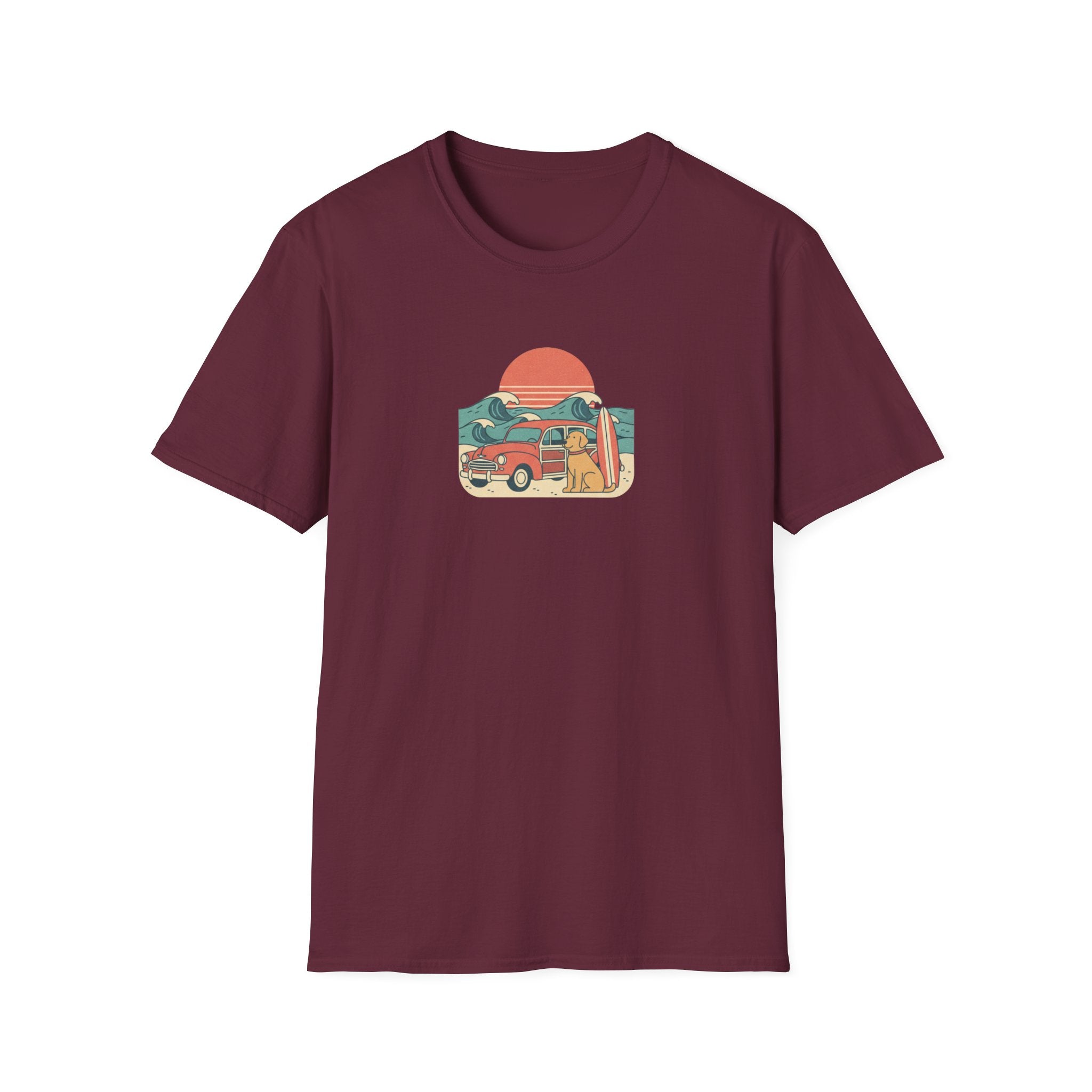 Surfing Golden T-Shirt