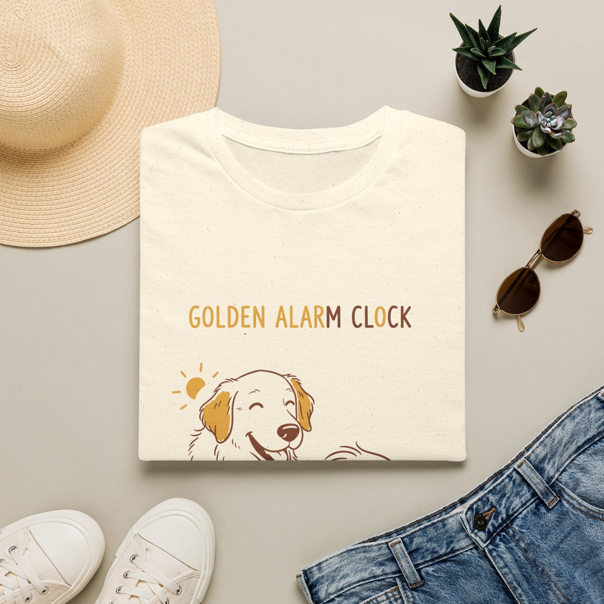 Golden Alarm Clock T-Shirt
