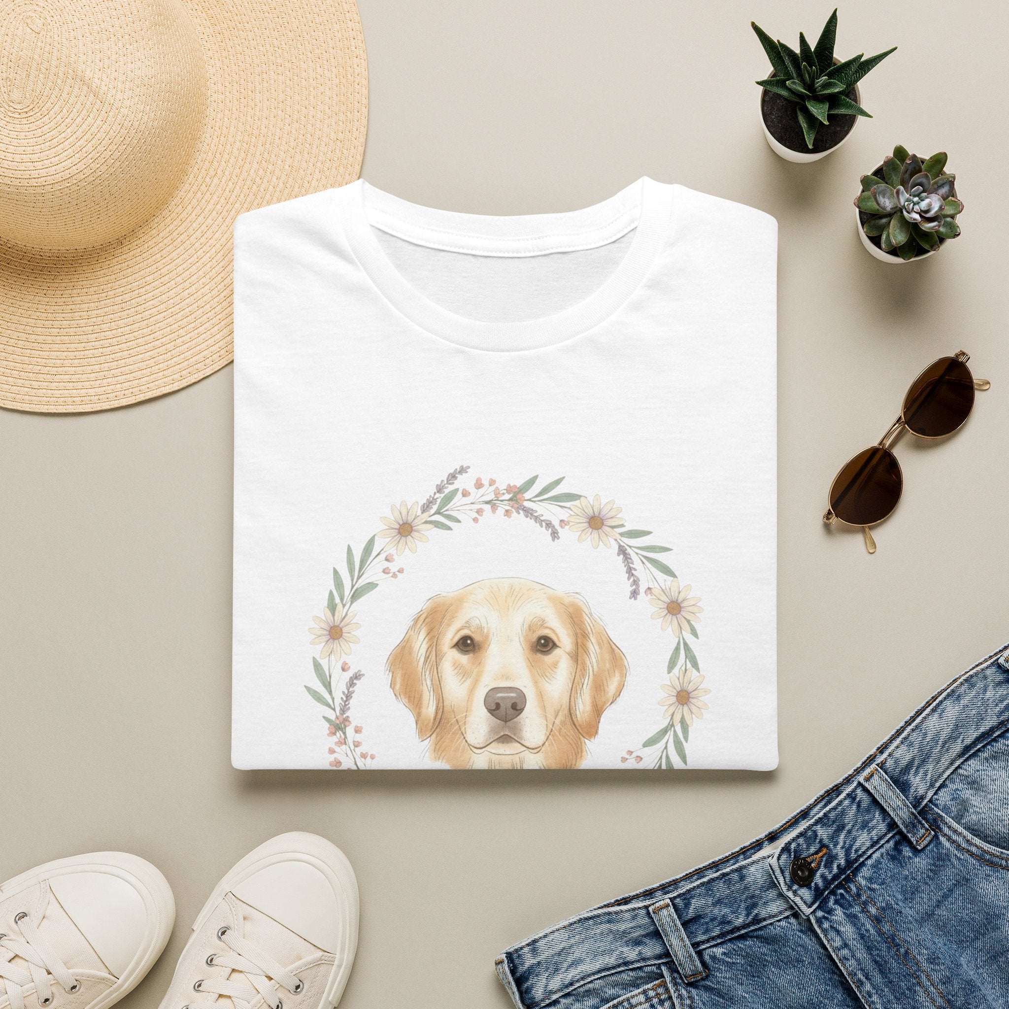 Wreath Golden T-Shirt