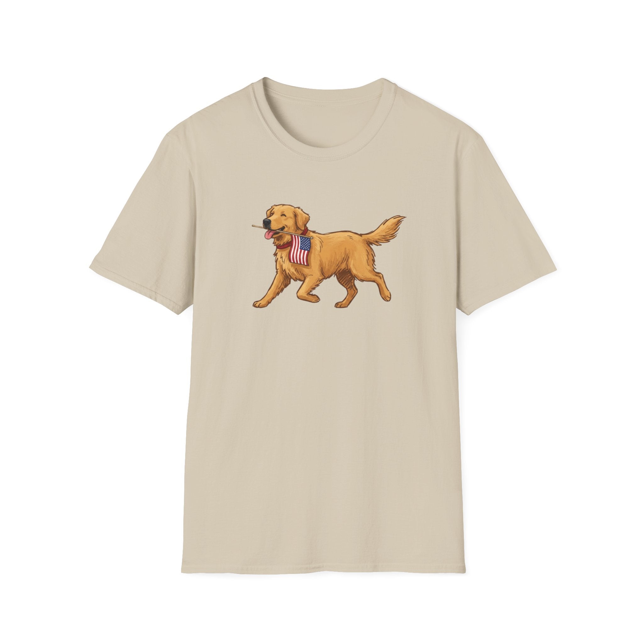 American Flag Golden T-Shirt
