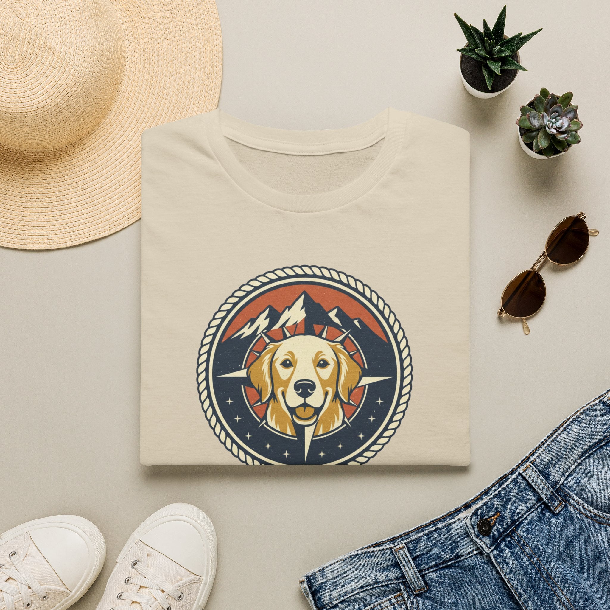 Compass Golden T-Shirt
