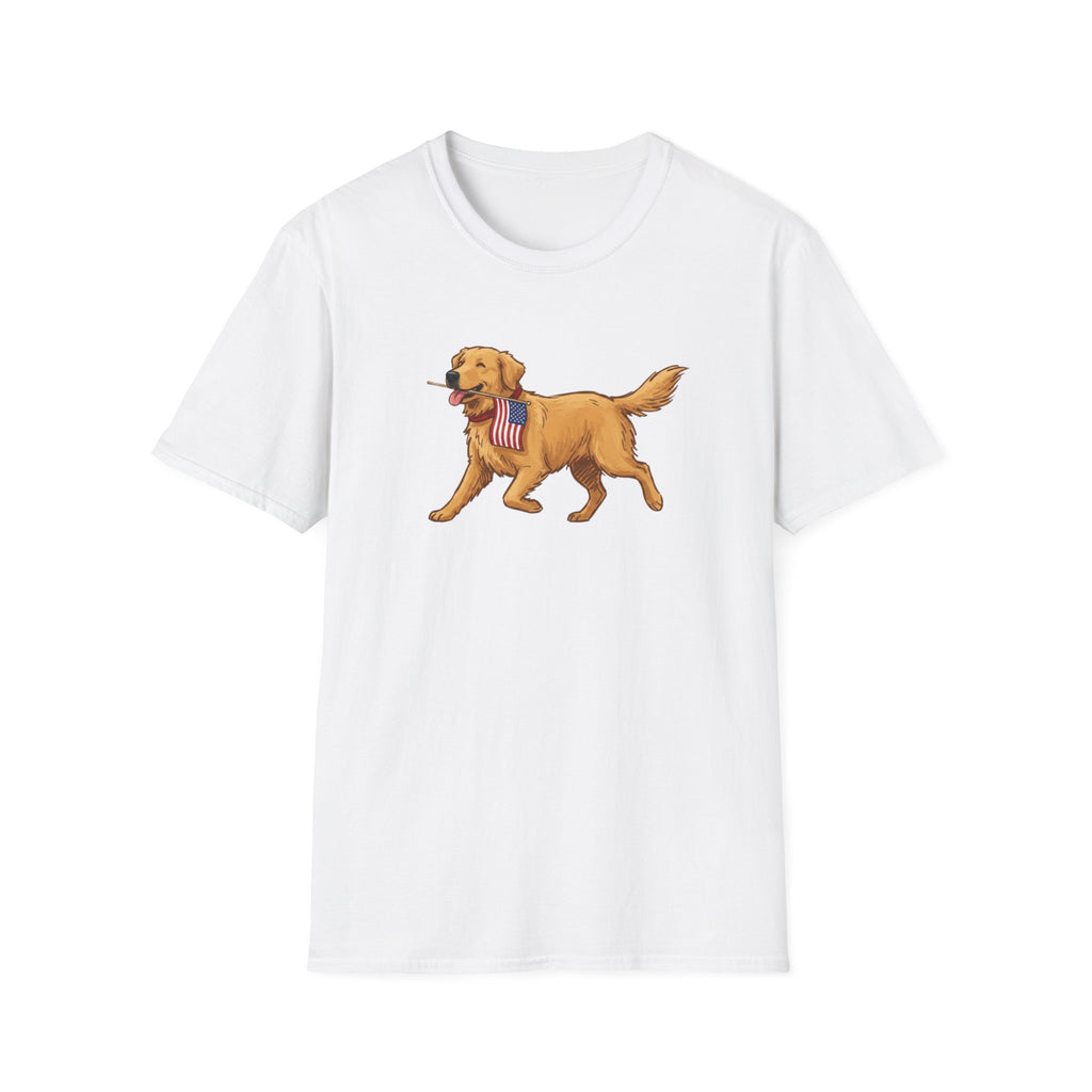 American Flag Golden T-Shirt