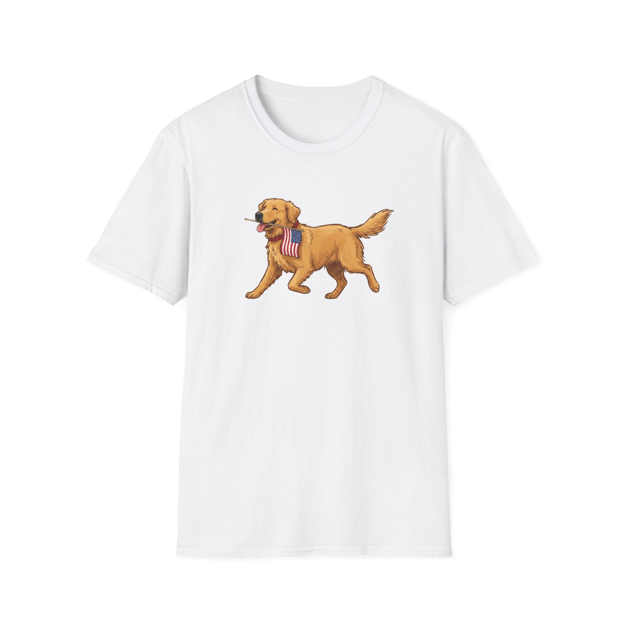 American Flag Golden T-Shirt