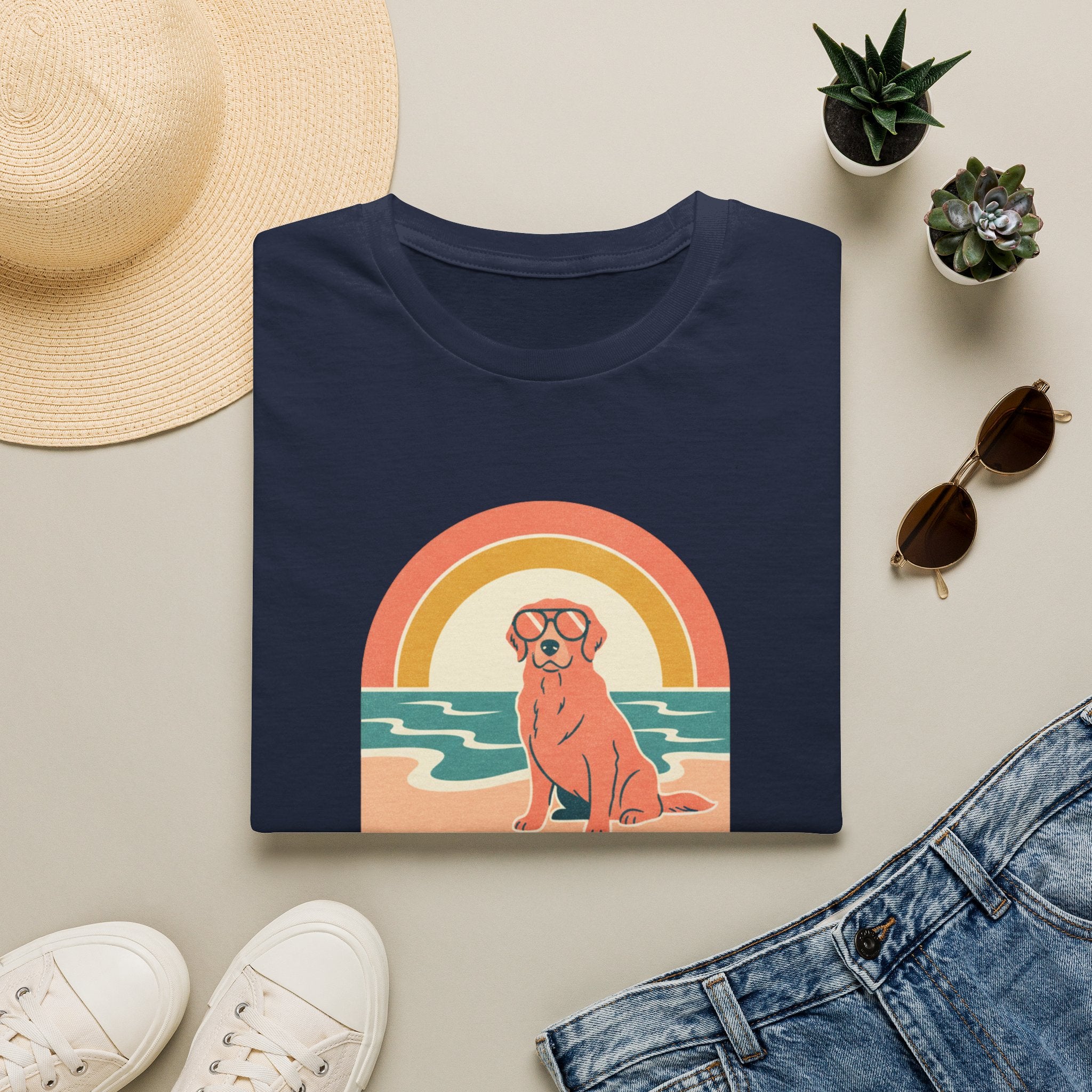 Sunny Beach Golden T-Shirt