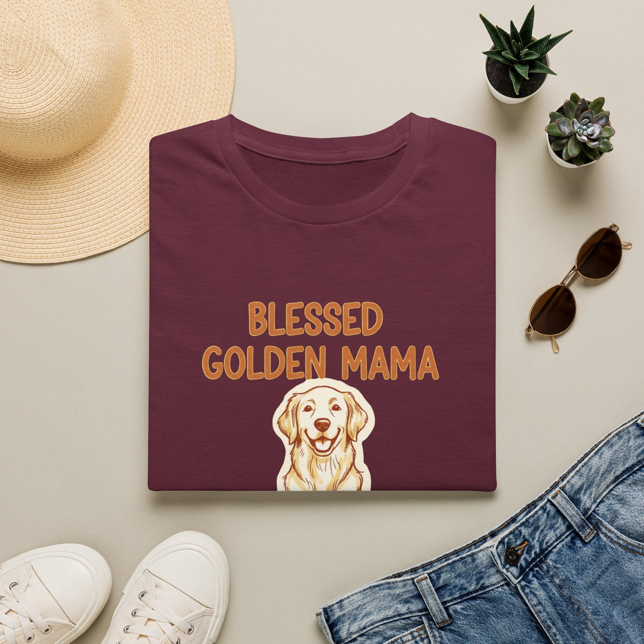 Blessed Golden Mama T-Shirt