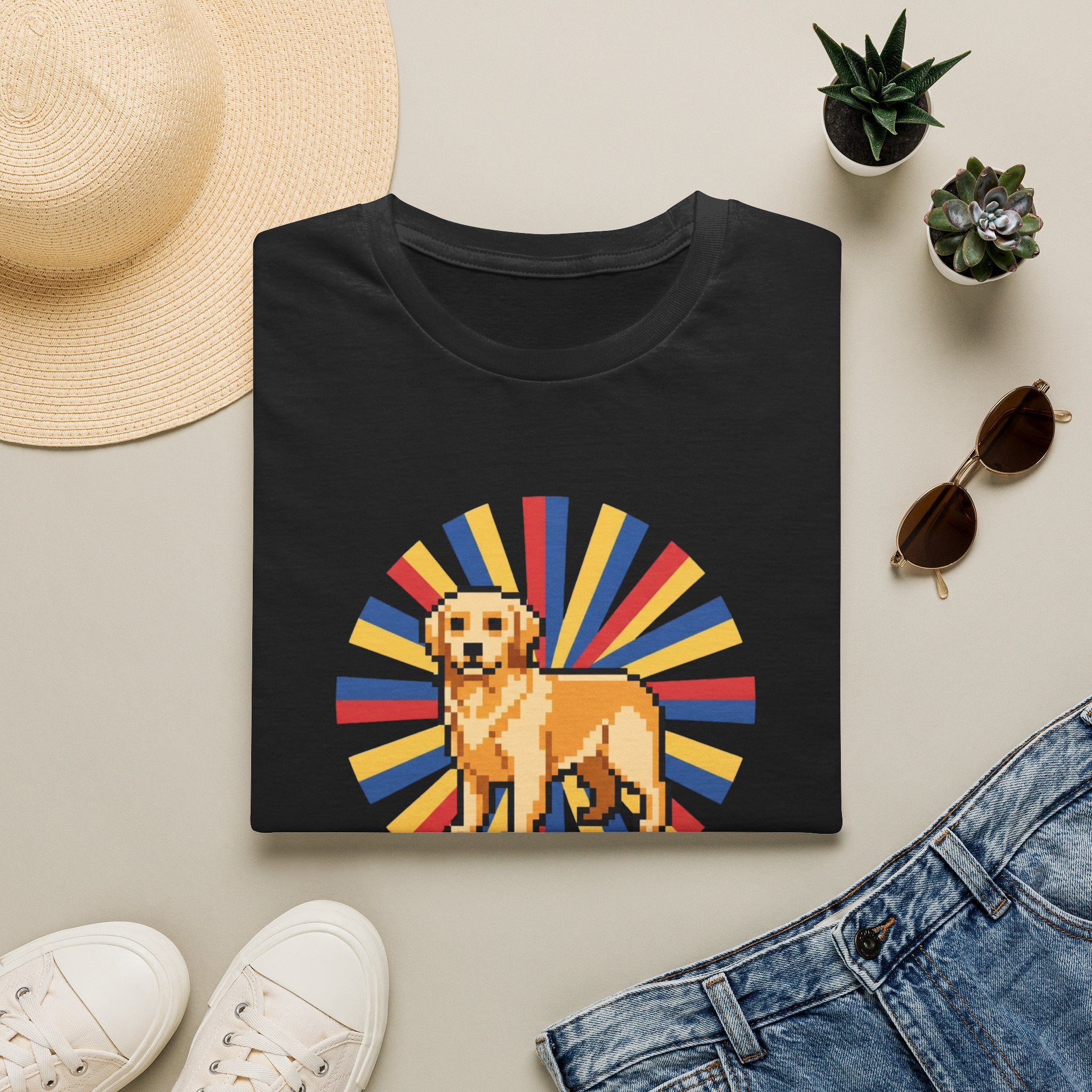 Pixel Golden T-Shirt