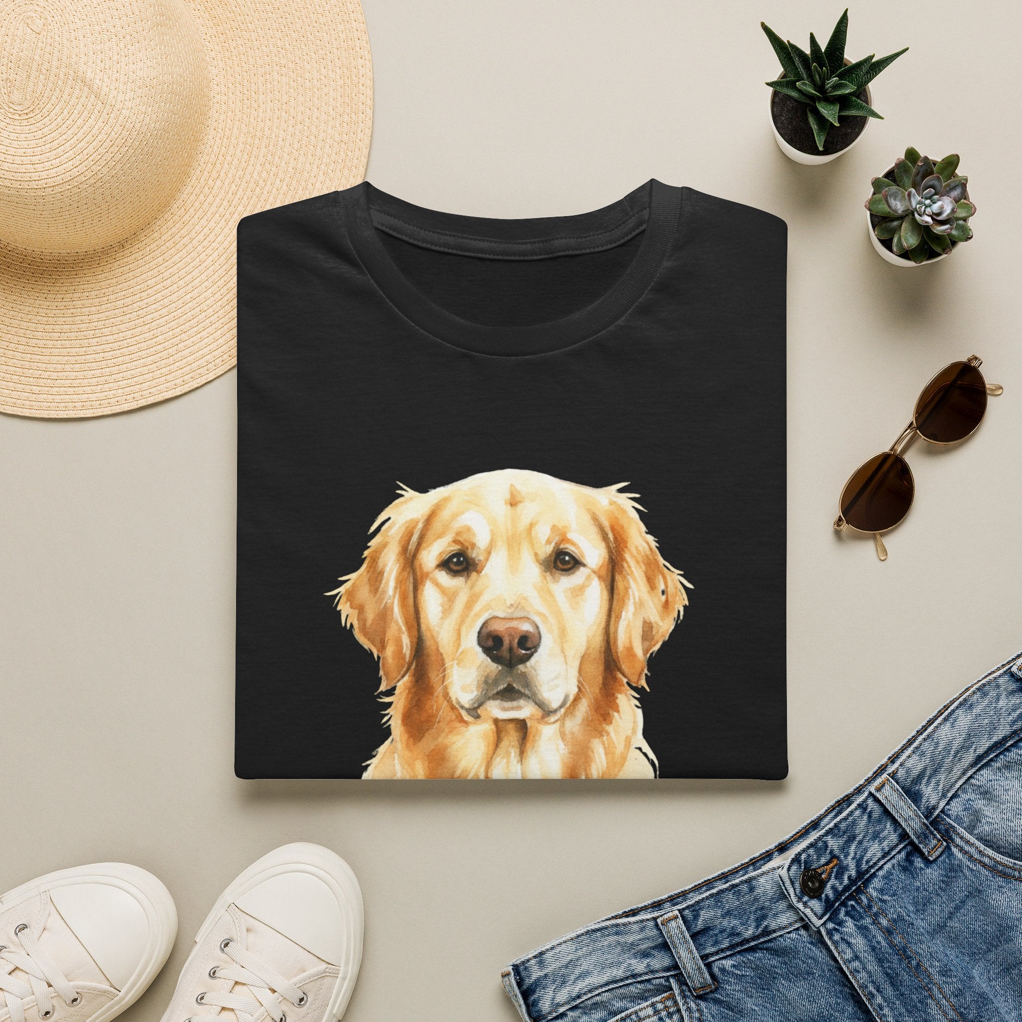 Watercolor Golden T-Shirt