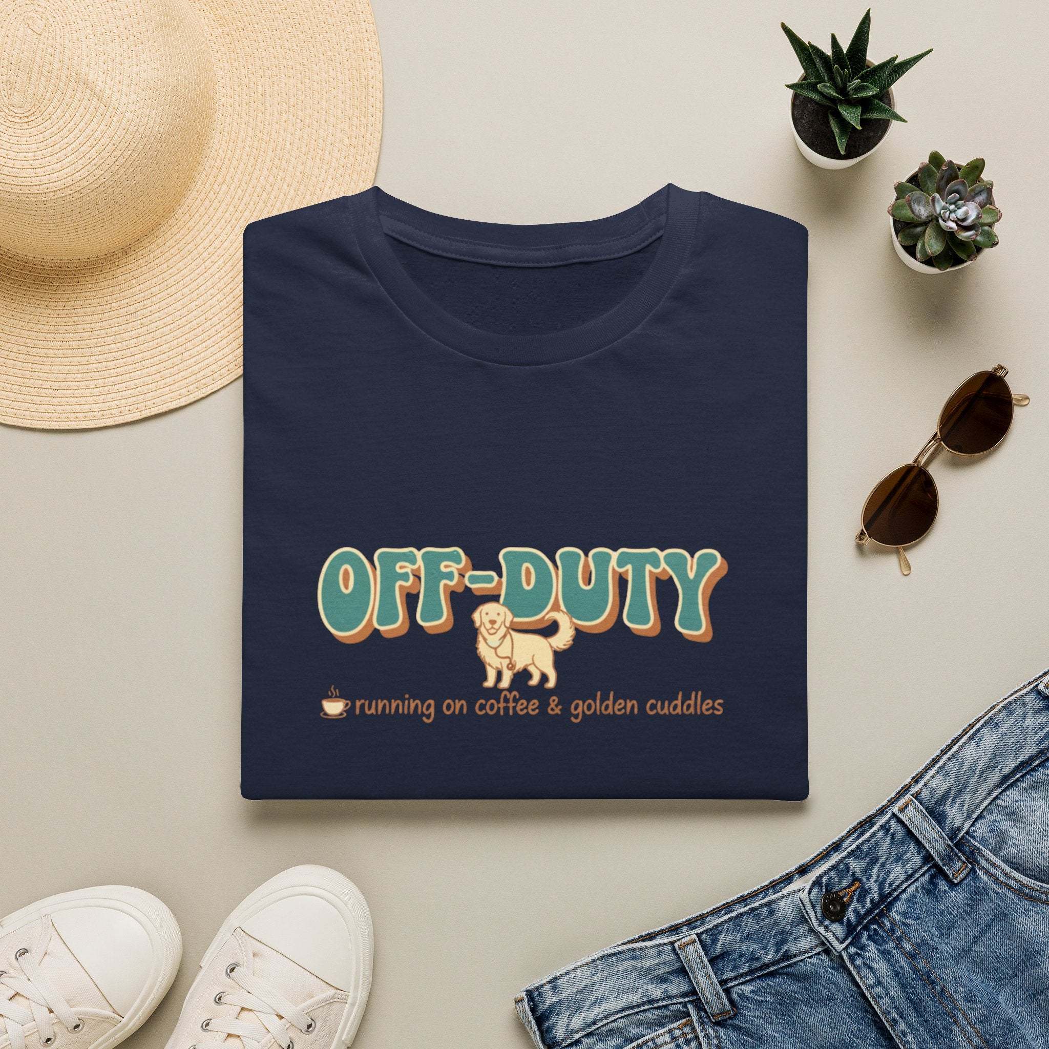 Off Duty Golden T-Shirt