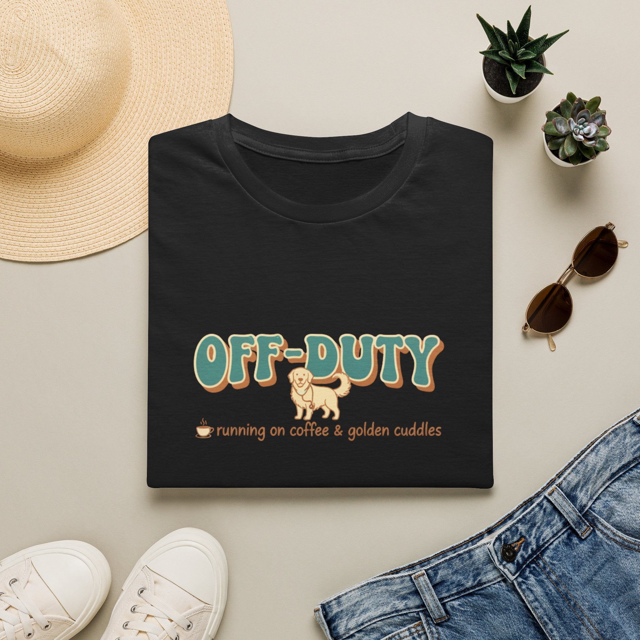 Off Duty Golden T-Shirt