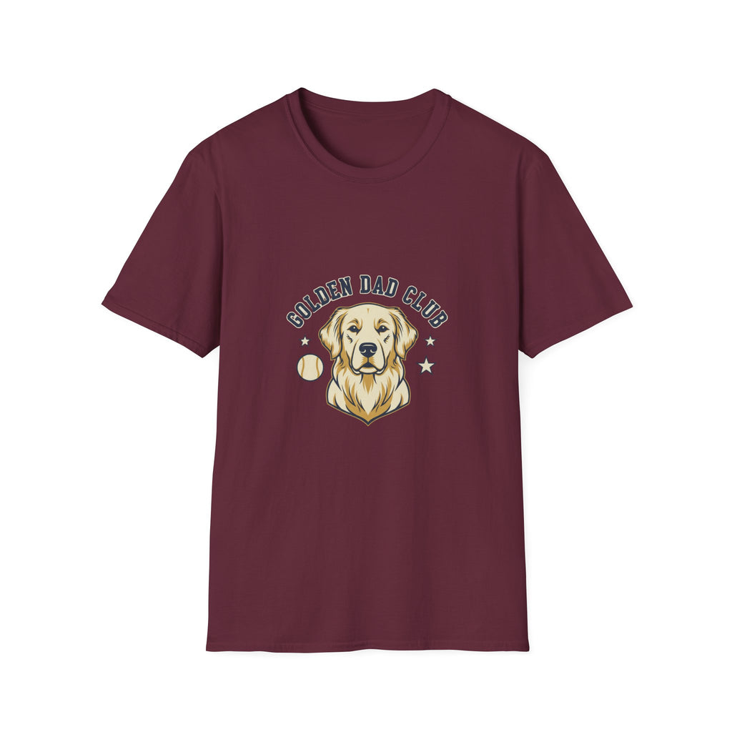 Golden Dog Dad Club T-Shirt