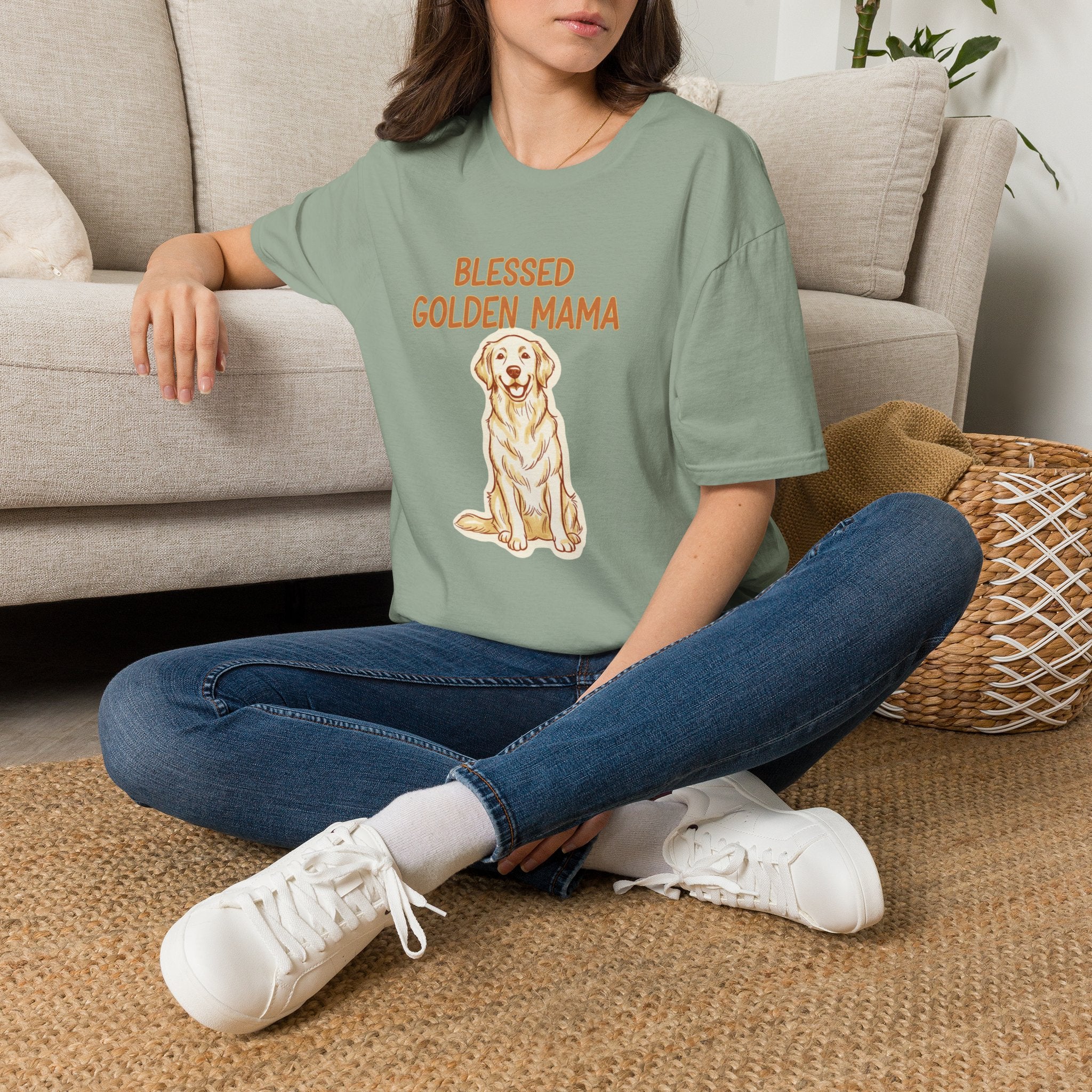 Blessed Golden Mama T-Shirt