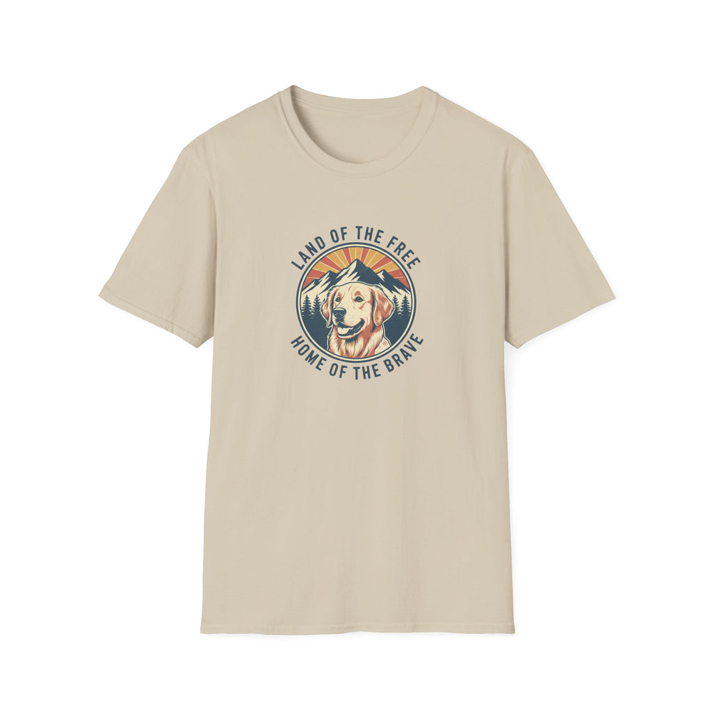 Free & Brave Golden T-Shirt