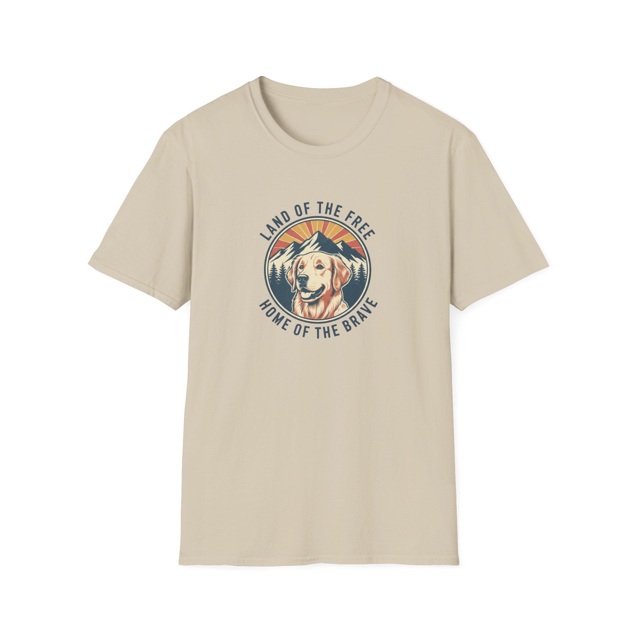 Free & Brave Golden T-Shirt
