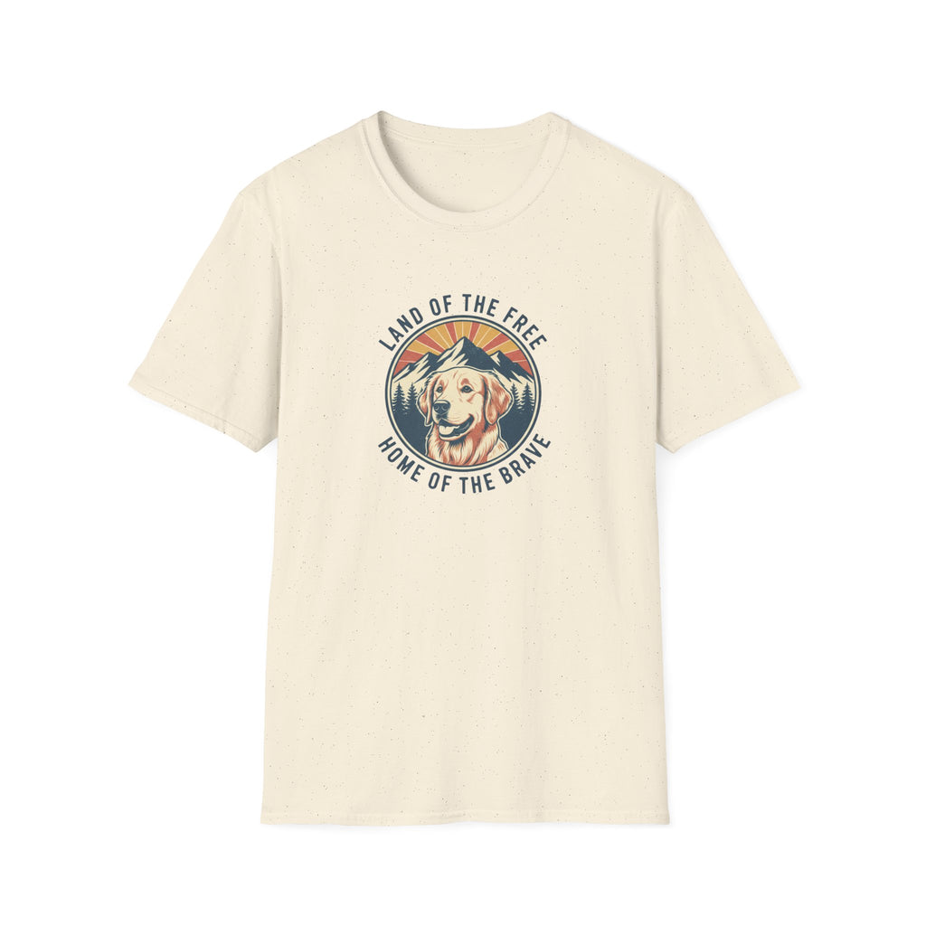 Free & Brave Golden T-Shirt
