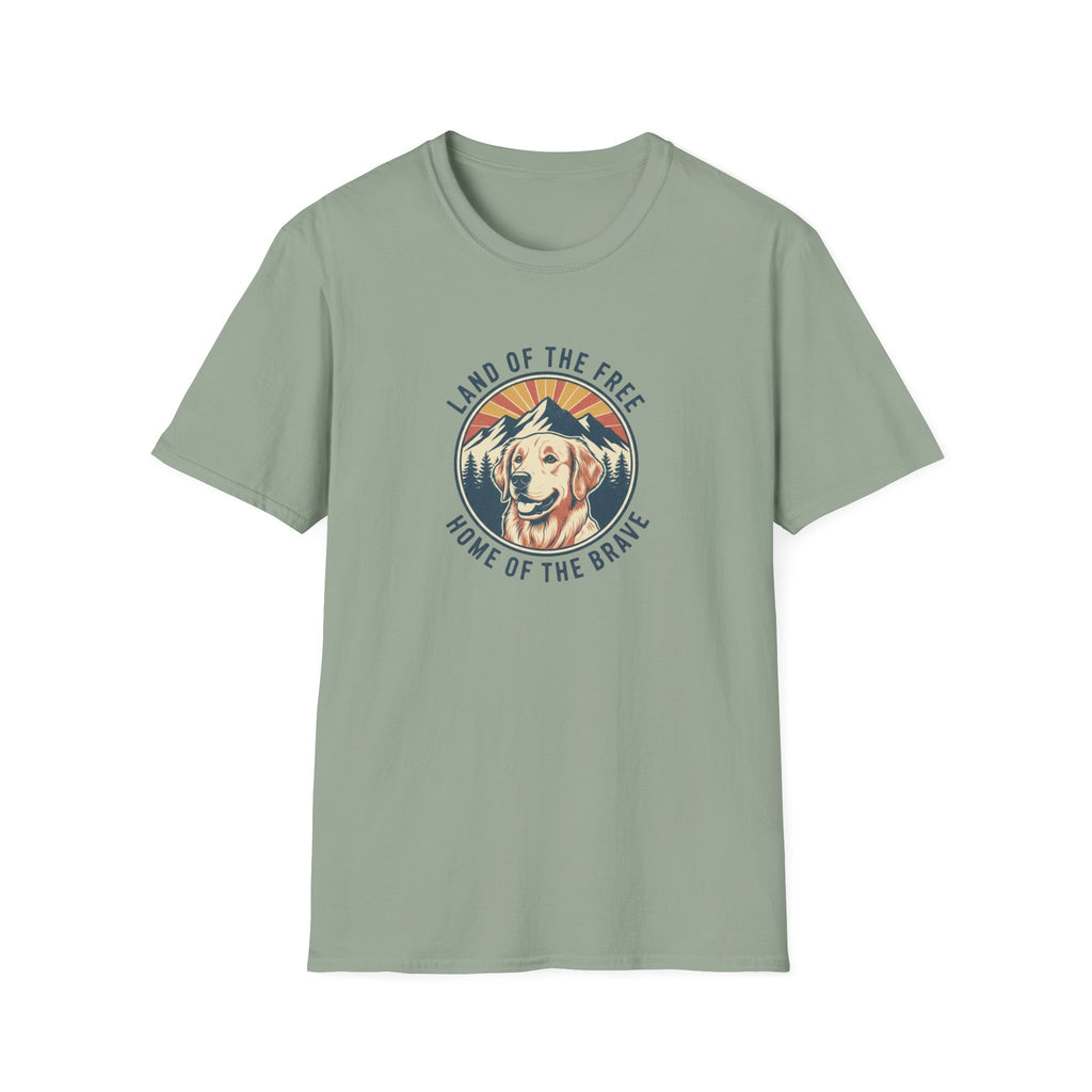 Free & Brave Golden T-Shirt