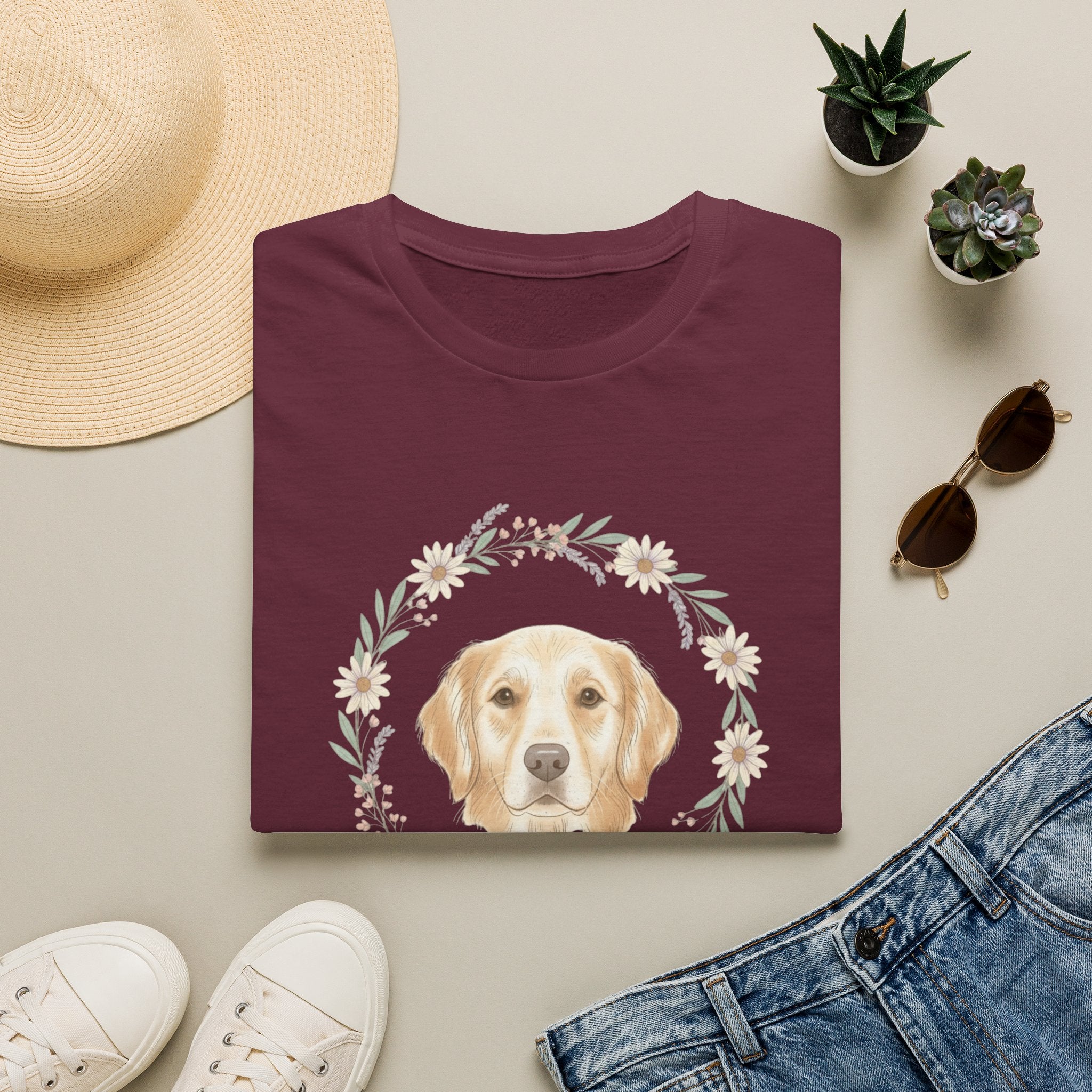 Wreath Golden T-Shirt