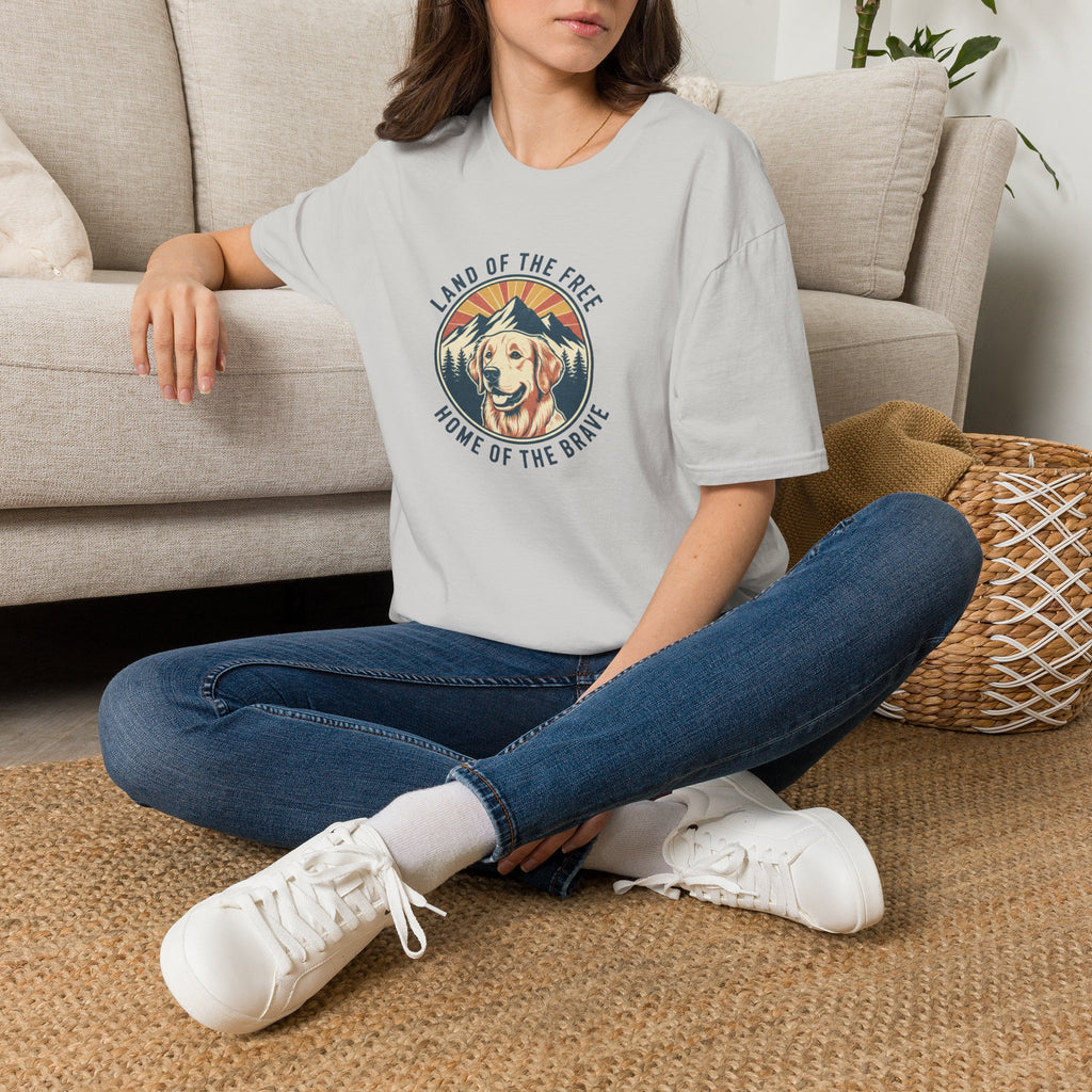 Free & Brave Golden T-Shirt
