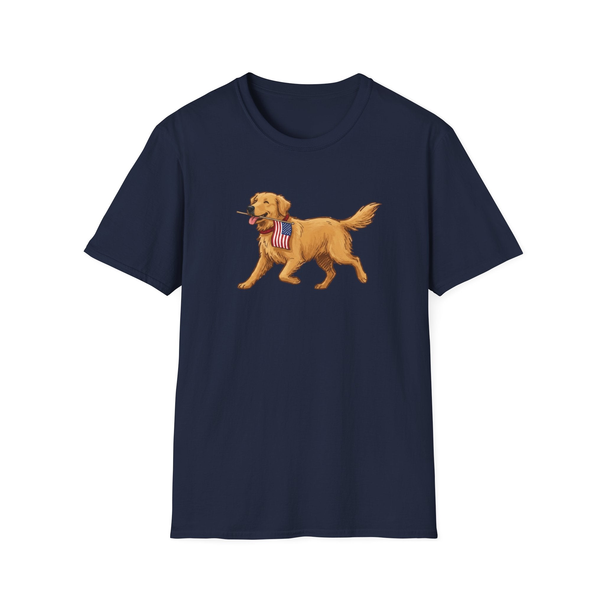 American Flag Golden T-Shirt